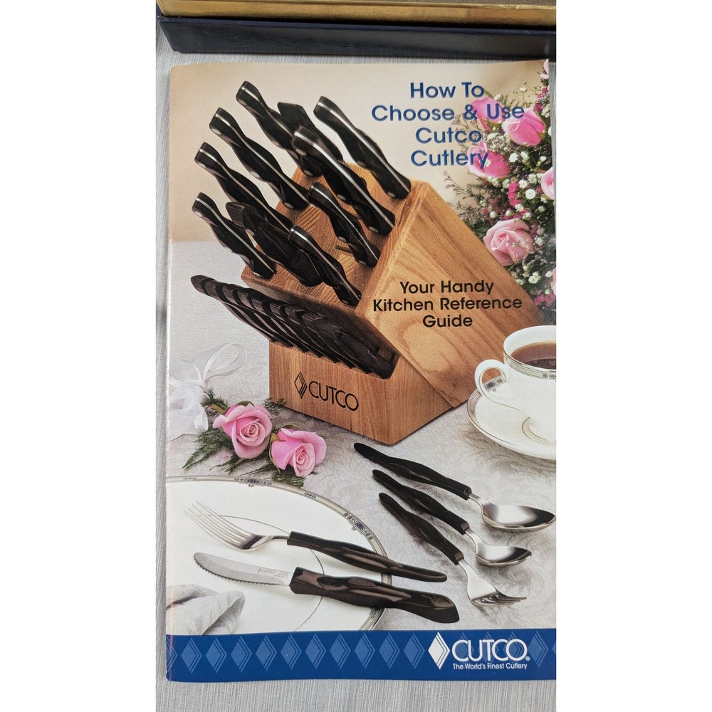 Cutco Table Knife Set 1759 KB 6pc Serrated Pearl White 6pc Set - New - Picture 7 of 12